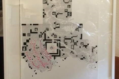 Title: QR Code Diary N°1 / Medium: Pen and ink on paper / Year: 2016