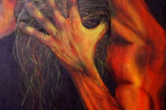 Title: Untitled / Medium: Acrylic on canvas / Size 2 x 3 ft (61 x 91 cm) / Year: 2008