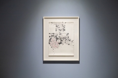 Barcode Diary 1 ( Italy ) : Collaboration with David Medalla and Josephine Turalba : paint, ink on paper, 76x56cm, 2016