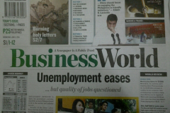 Business World, June 2014: Burning each holy letter