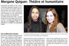 Newspaper Télégramme - February 17, 2014